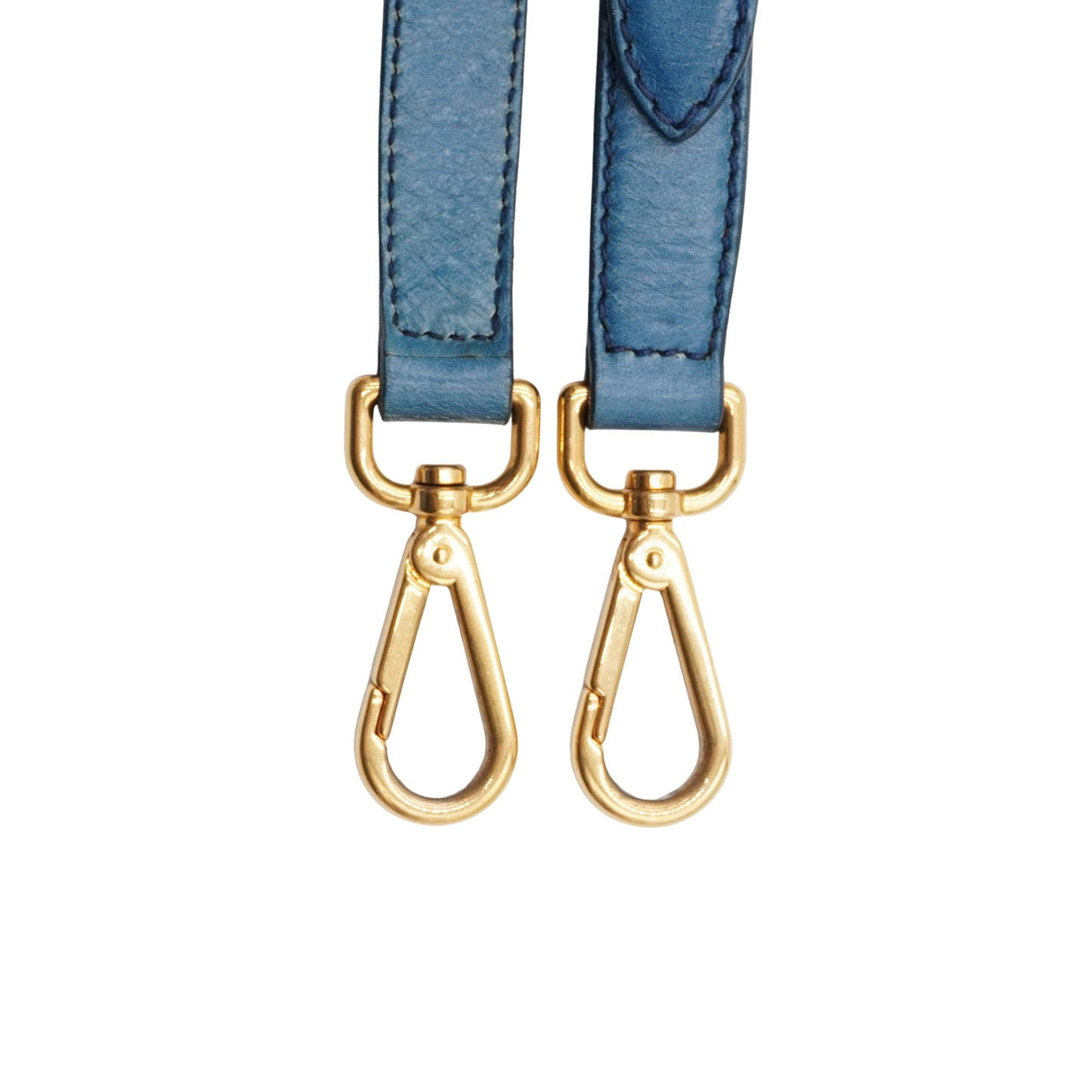Bolsa Miu Miu Blue Glazed Leather