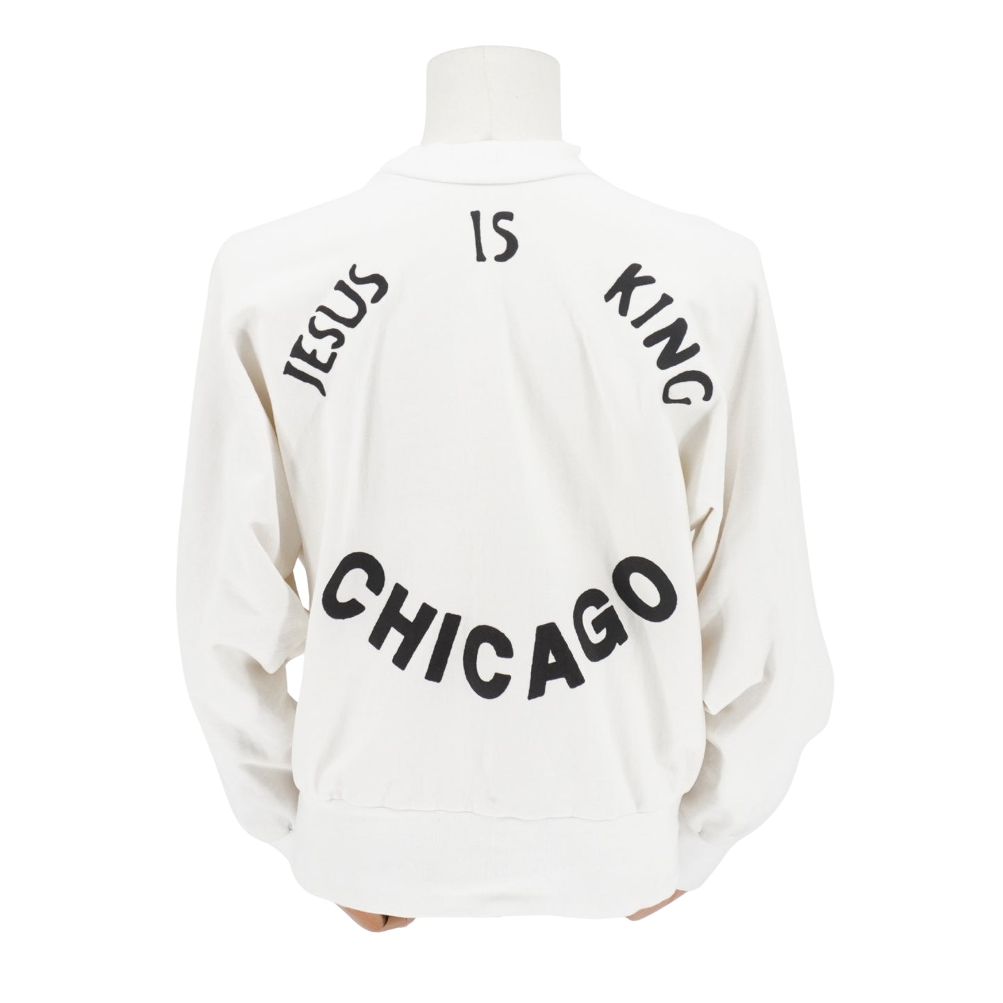 Sudadera Cpfm Jesus Is King Blanco