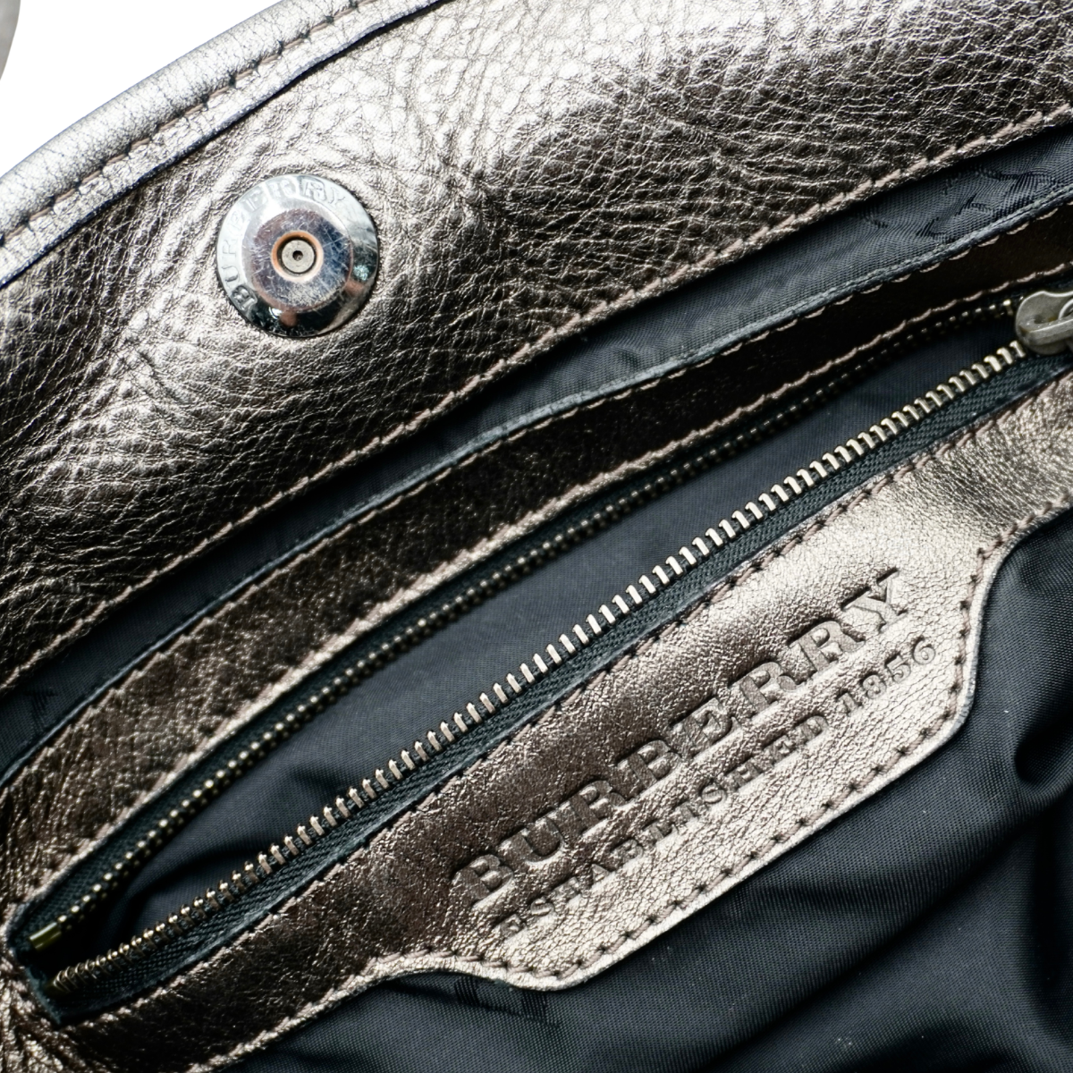 Bolsa Burberry Black White Bag