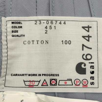 Falda Sacai x Carhartt WIP