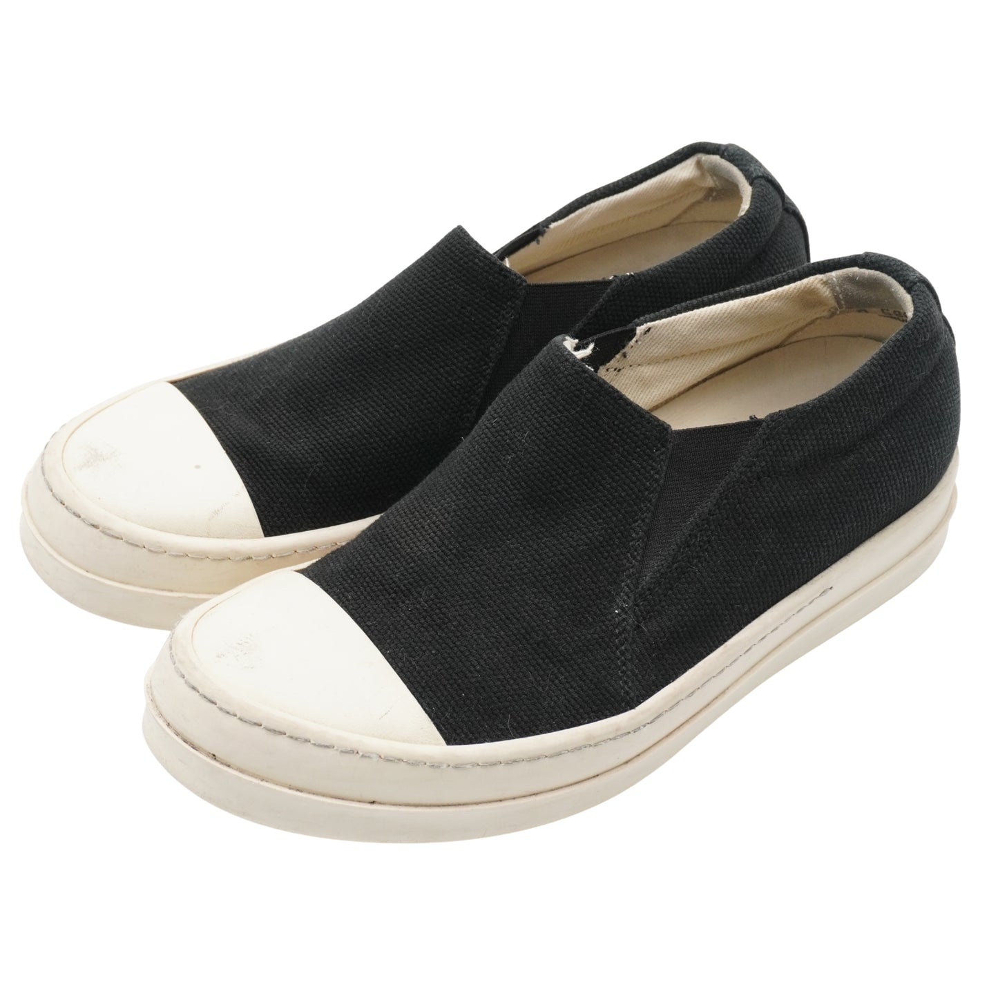 Calzado Rick Owens Canvas Slip-On Sneakers