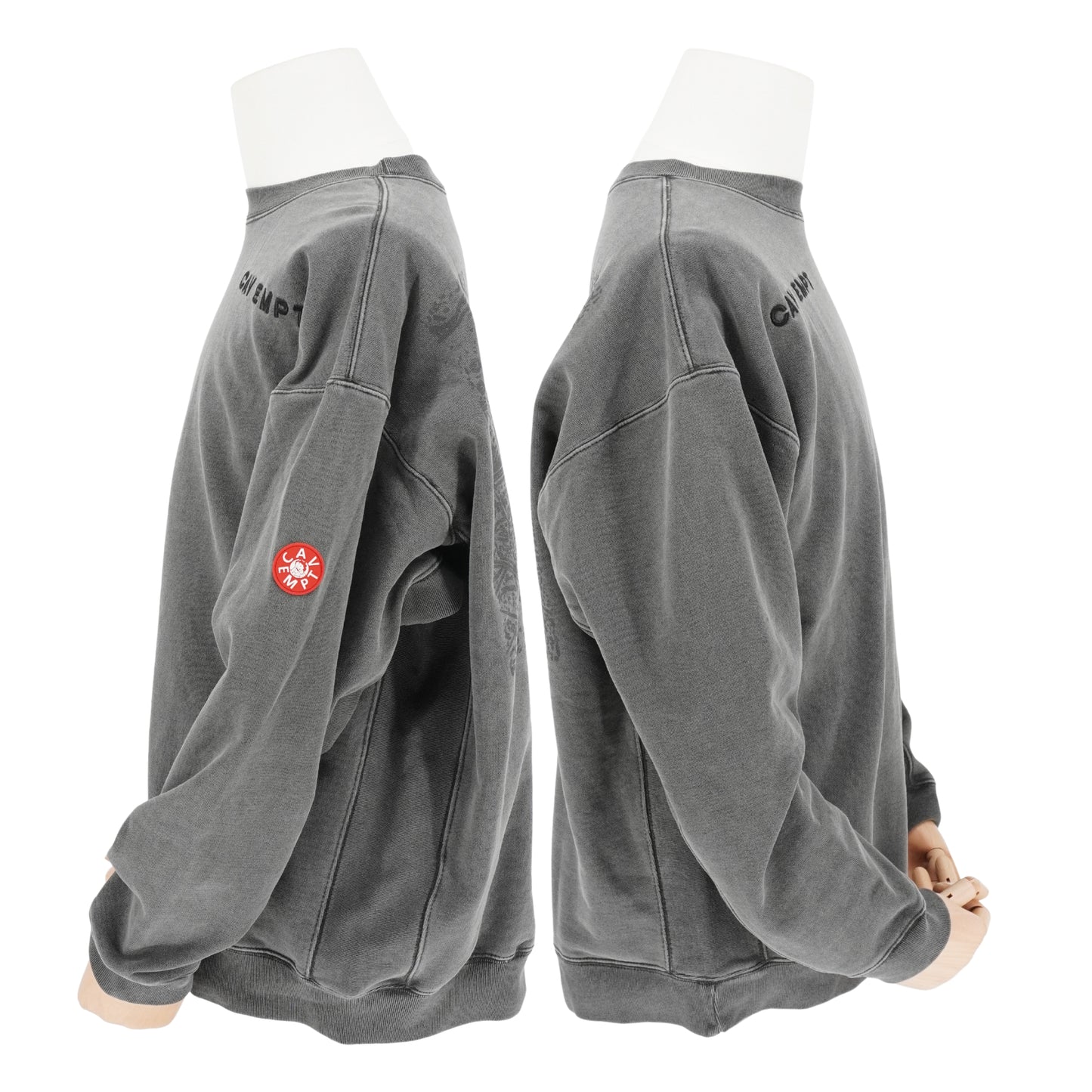 Suéter Cav Empt Design Overdye Heavyweight Ziggurat Crewneck