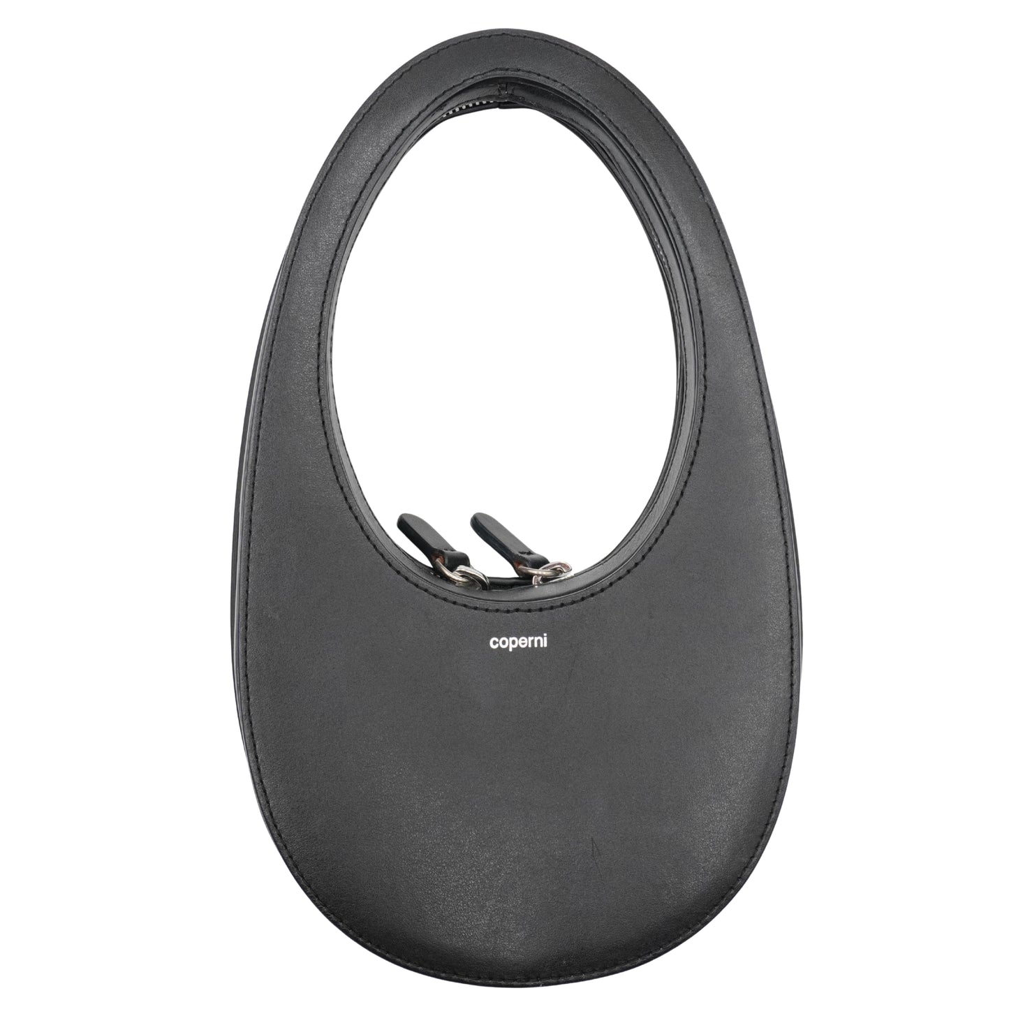 Bolsa Coperni Swipe Mini Oval Negro