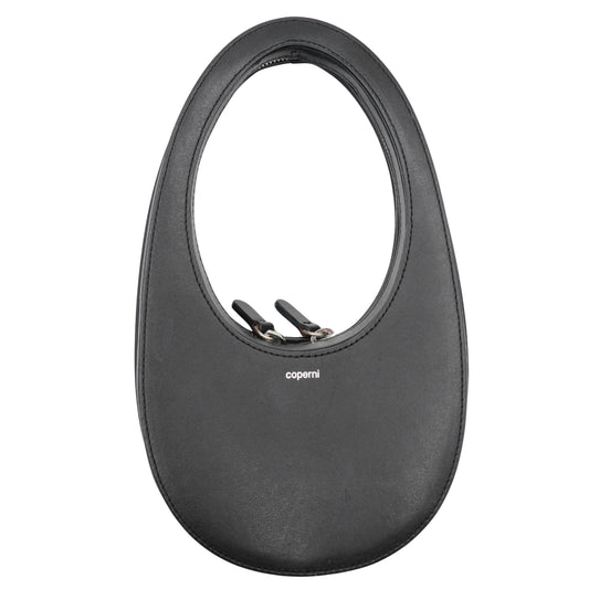 Bolsa Coperni Swipe Mini Oval Negro