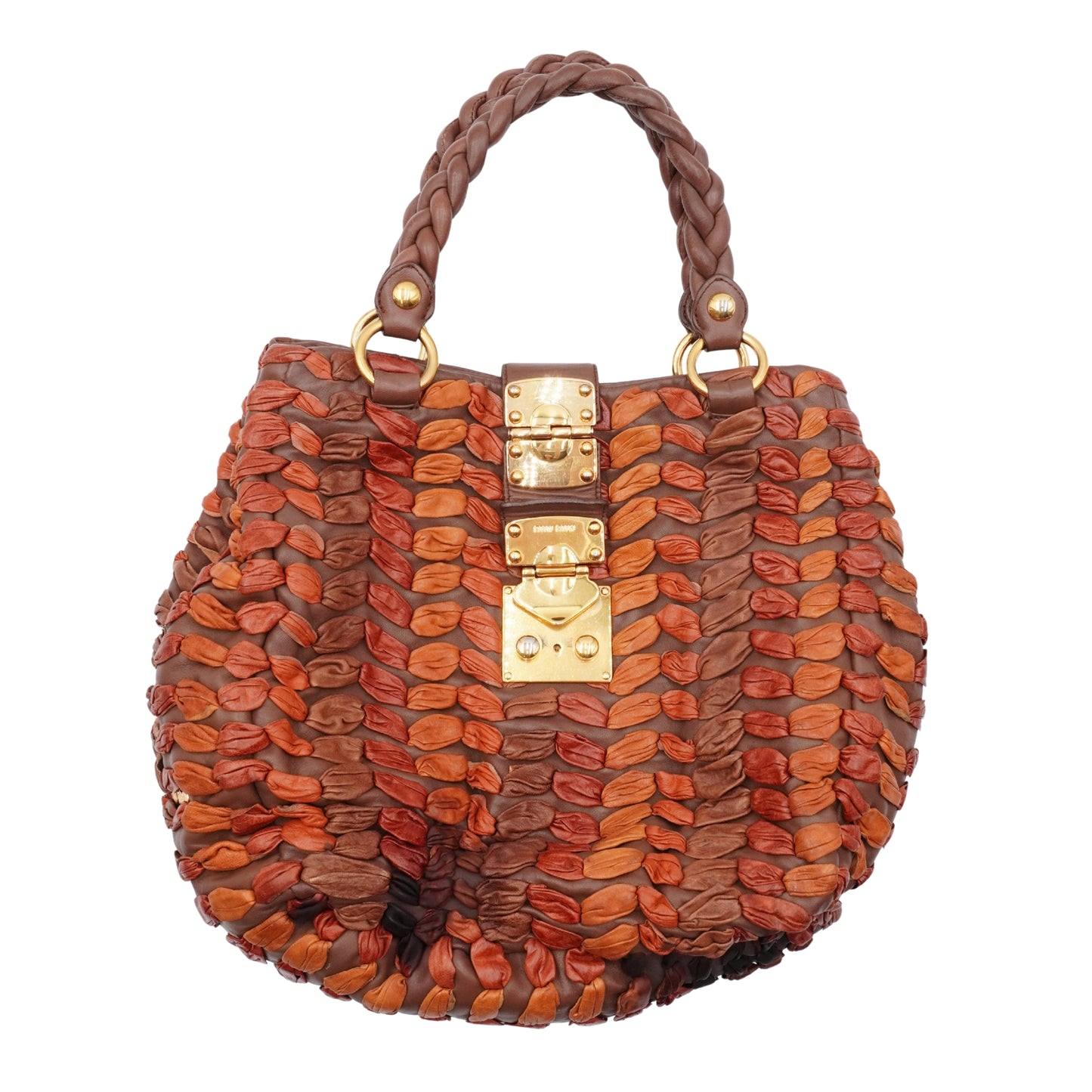 Bolsa Miu Miu woven shoulder bag