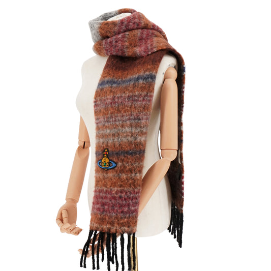 Bufanda Vivienne Westwood Bufanda Mohair Wool Striped