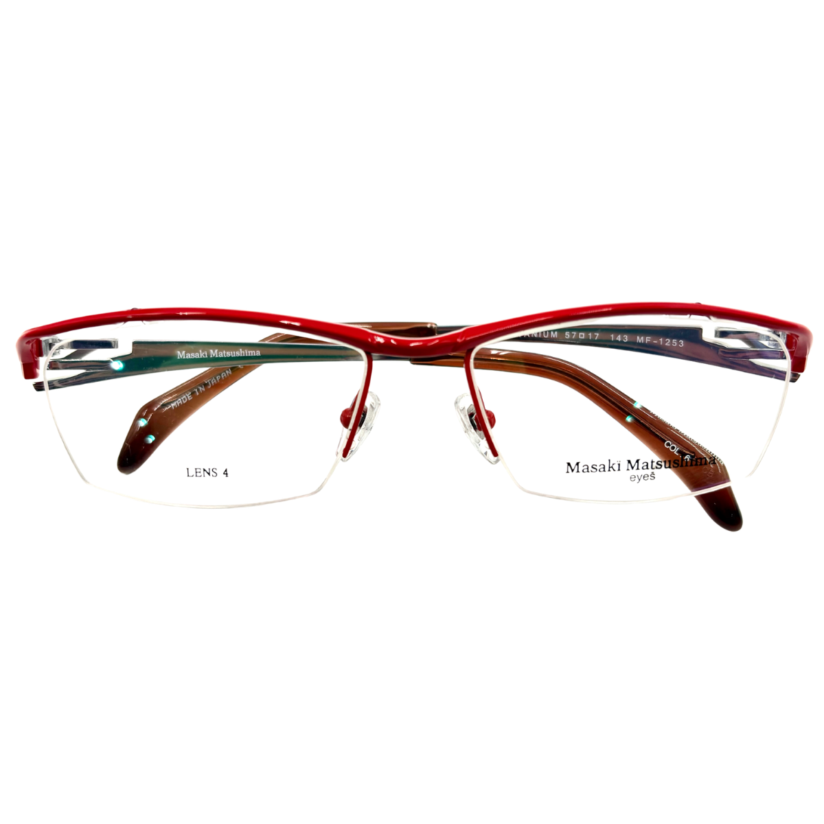 Lentes Masaki Matsushima MF-1268 Rojo