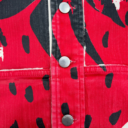 Chamarra JW Anderson Strawberry Print Cream