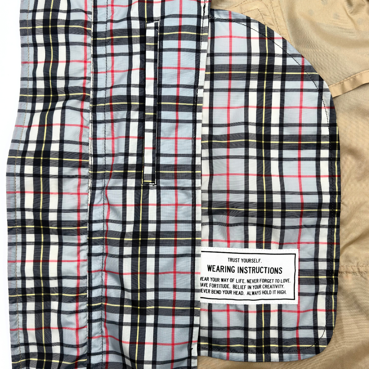 Gabardina Maison Mihara Yasuhiro Beige