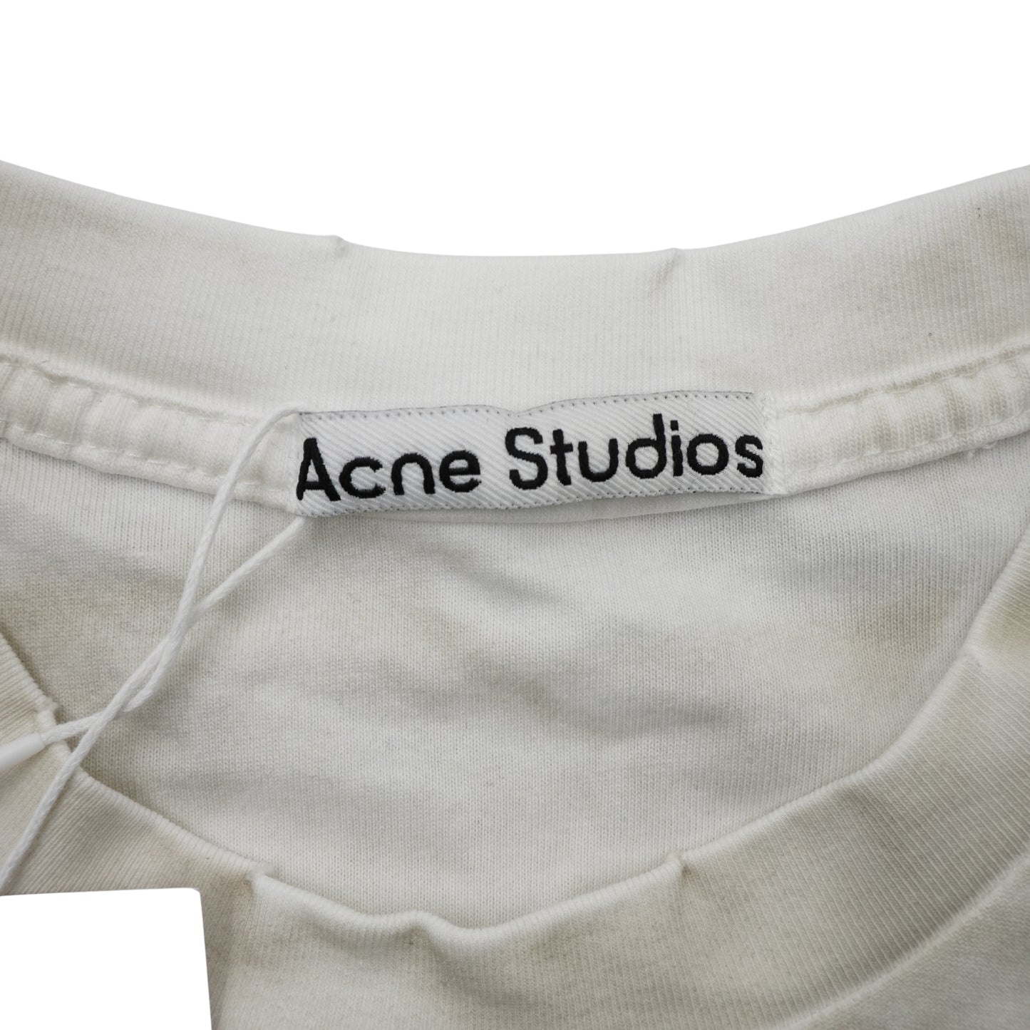 Playera Acne Studios 1996 Dirty Blanca