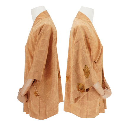 Kimono HAORI Vintage  Amarillo Japanese Style