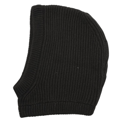 Gorro Rick Owens Balaclava Black Knit