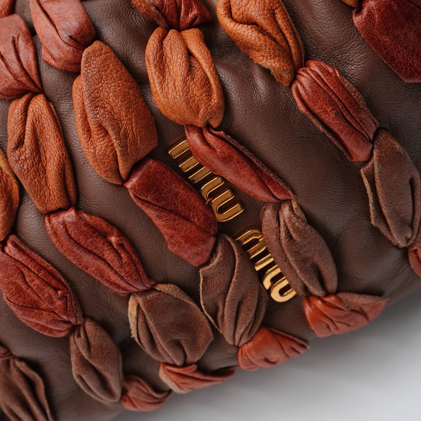 Bolsa Miu Miu woven shoulder bag