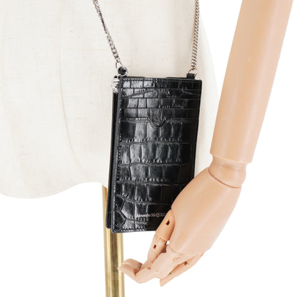 Bolsa para Celular Alexander McQueen Crossbody