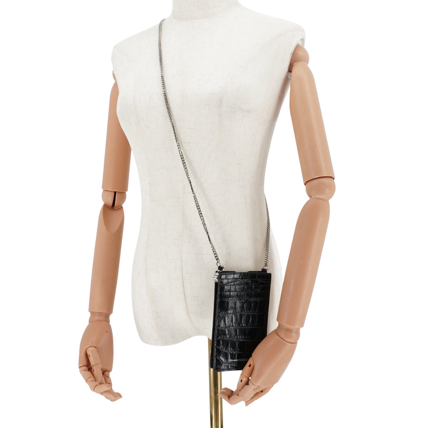 Bolsa para Celular Alexander McQueen Crossbody