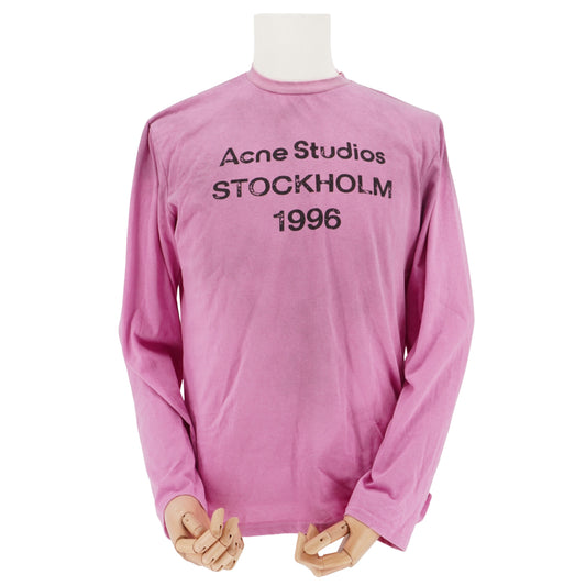 Acne Studios Playera Dirty Pink Manga Larga