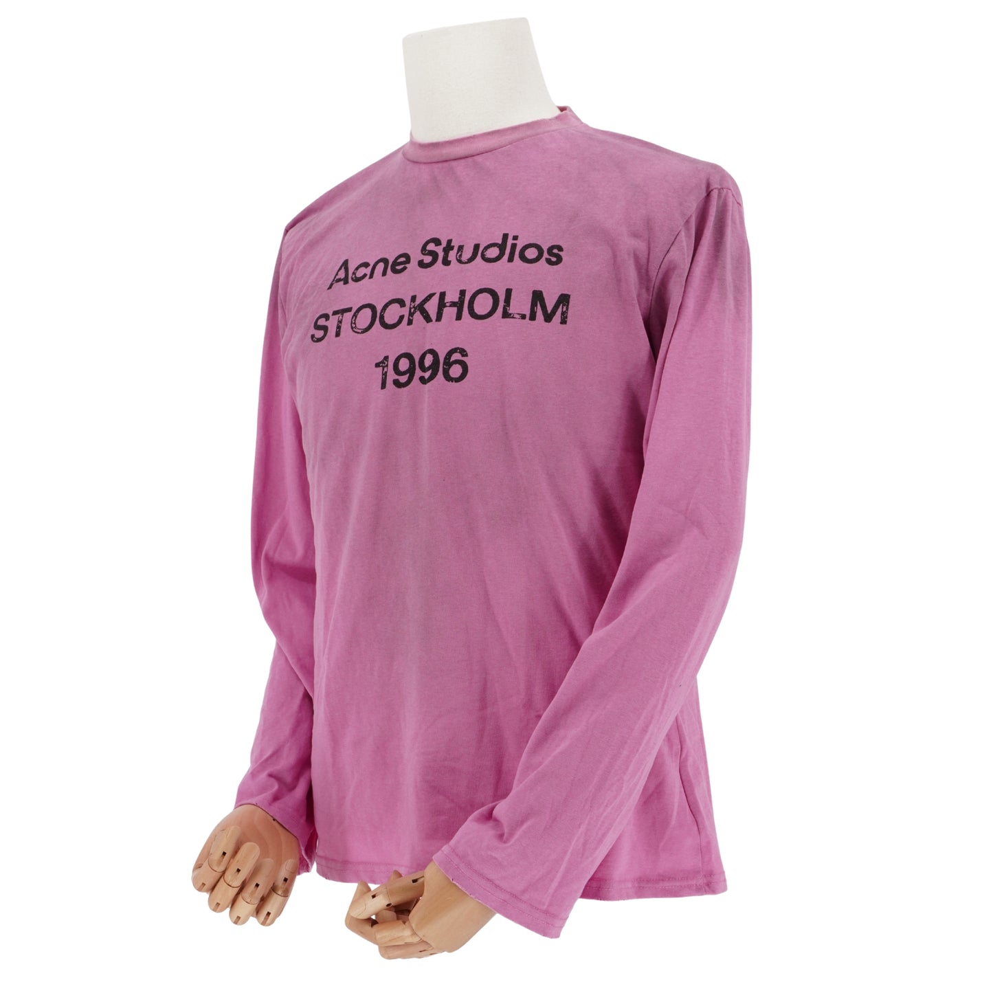 Acne Studios Playera Dirty Pink Manga Larga