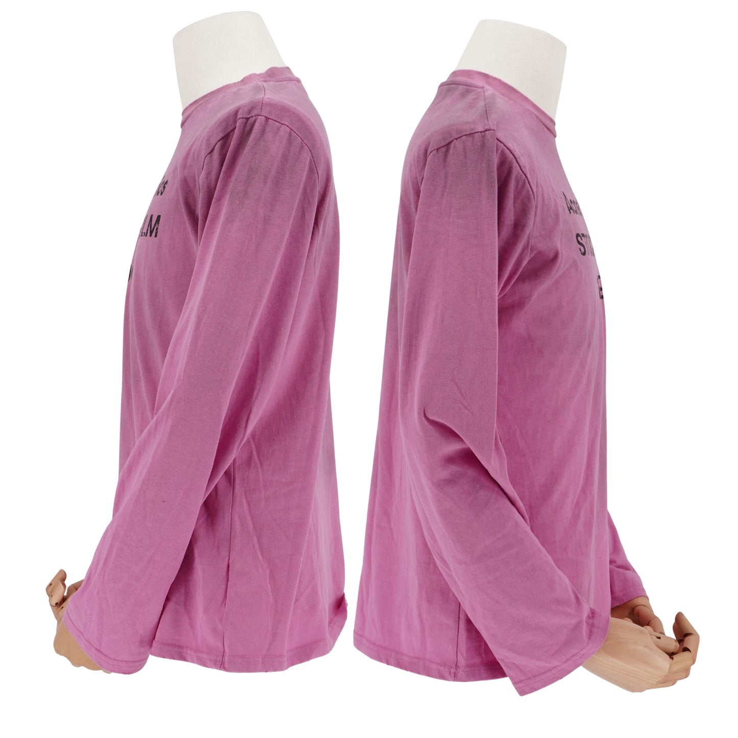 Acne Studios Playera Dirty Pink Manga Larga