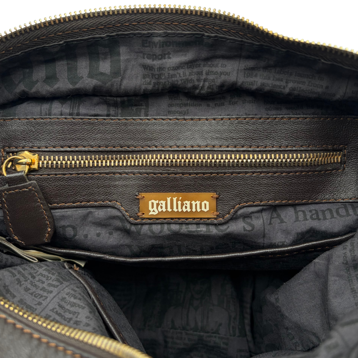 Bolsa Galliano Vintage Brown