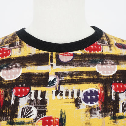 Top John Galliano Long Sleeve Circle Print