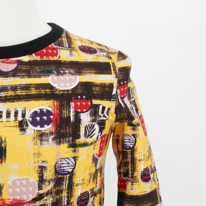 Top John Galliano Long Sleeve Circle Print