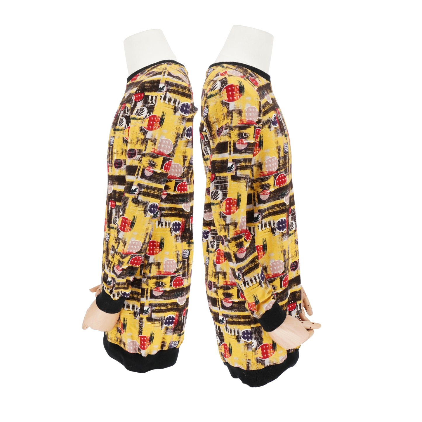 Top John Galliano Long Sleeve Circle Print