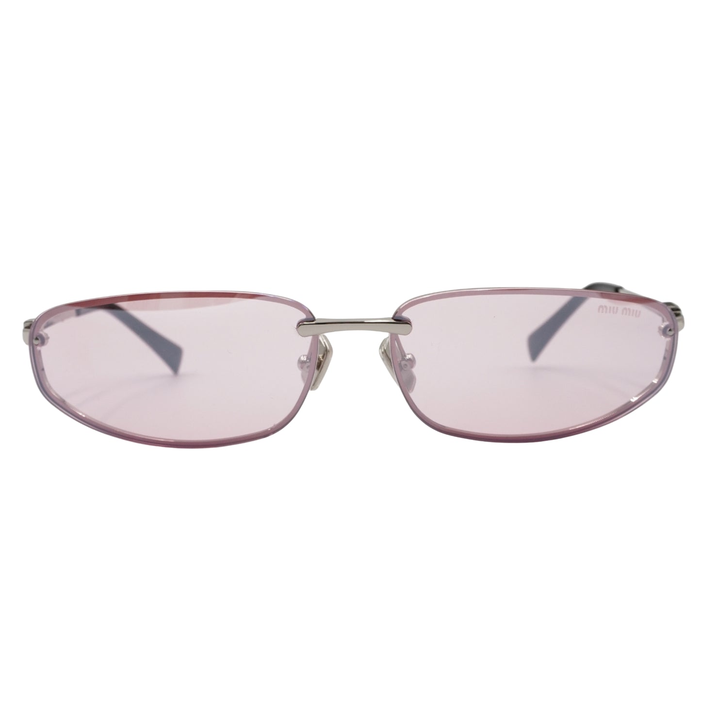 Lentes Miu Miu Oval Rosa Rosa