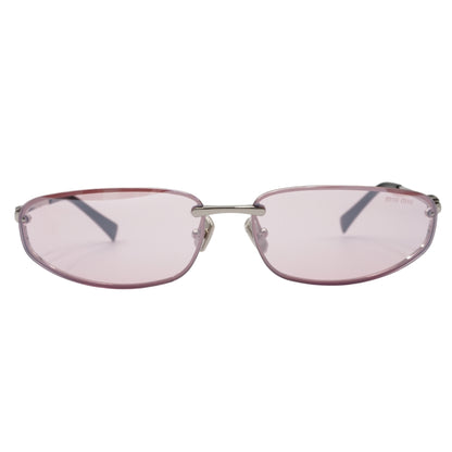 Lentes Miu Miu Oval Rosa Rosa