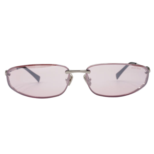 Lentes Miu Miu Oval Rosa Rosa