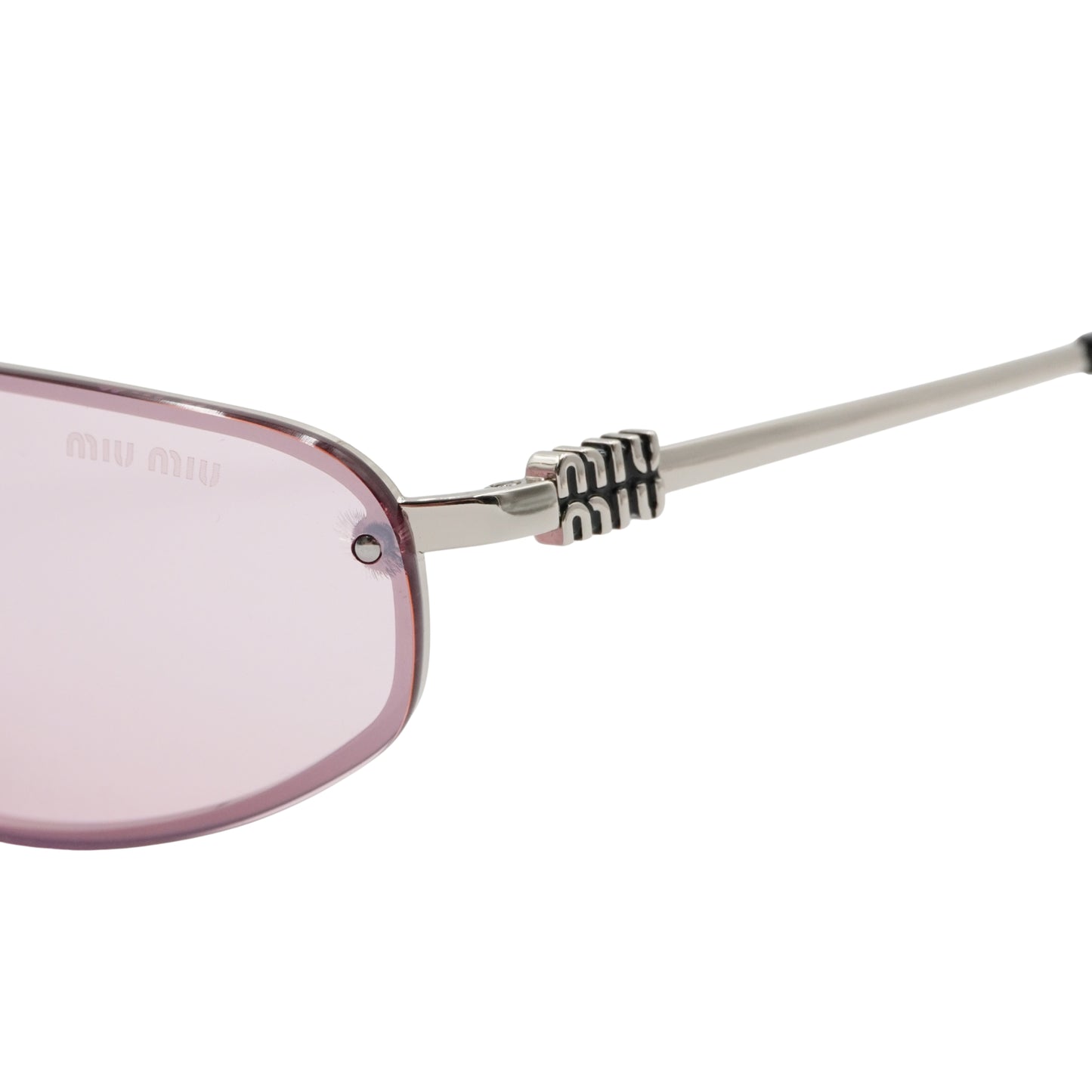 Lentes Miu Miu Oval Rosa Rosa