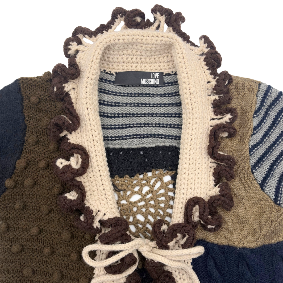 Cardigan Moschino Love Moschino Patchwork