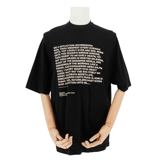 Playera Rick Owens Manga Corta no. 4 Affliction