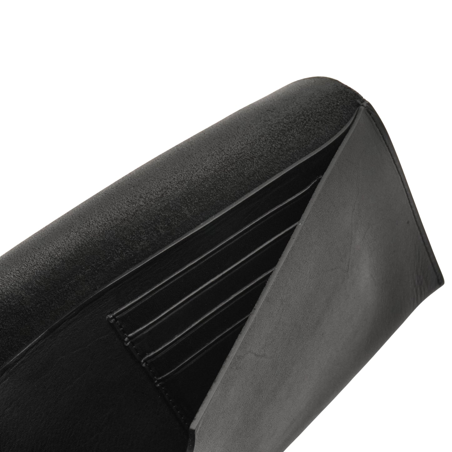 Bolsa Rick Owens Ticket Holder Leather Wallet