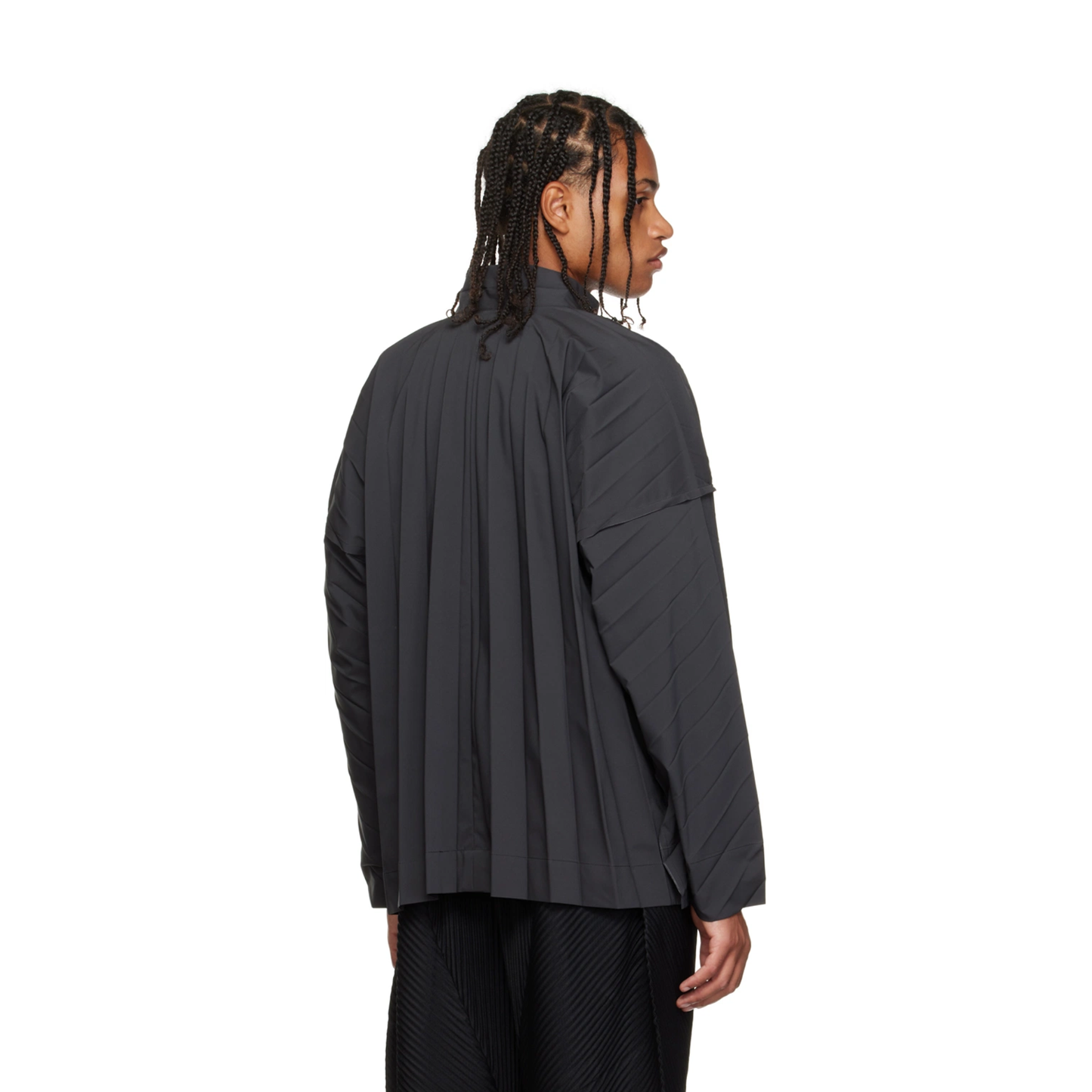 Chamarra Issey Miyake Pleated Zip Up