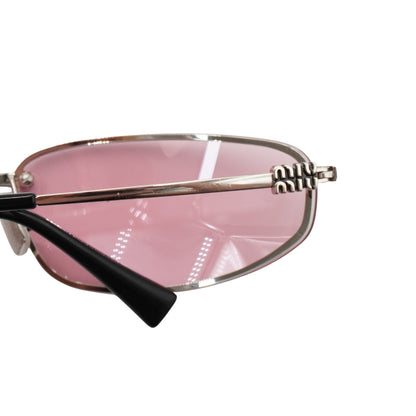 Lentes Miu Miu Oval Rosa Rosa