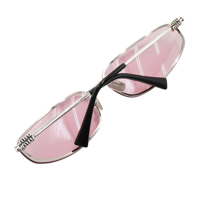Lentes Miu Miu Oval Rosa Rosa