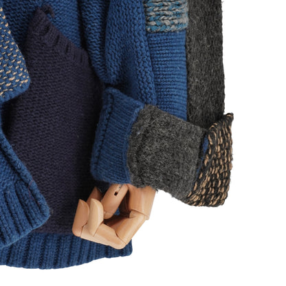 Cardigan Kapital 5G Cotton Knit Patchwork