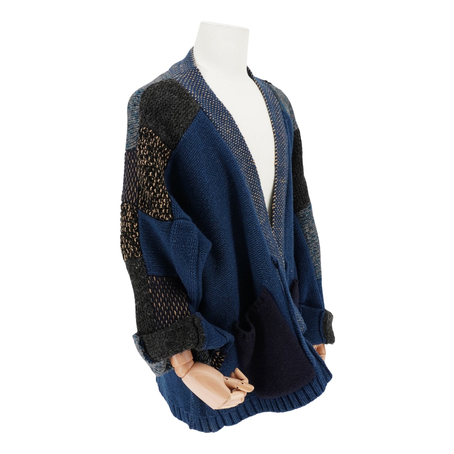 Cardigan Kapital 5G Cotton Knit Patchwork
