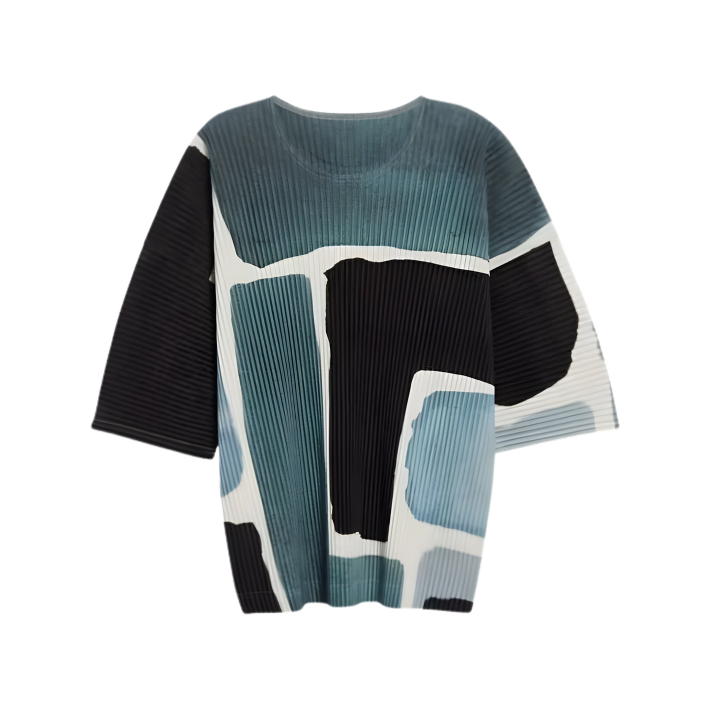 Playera Issey Miyake Pleated Abstract Block