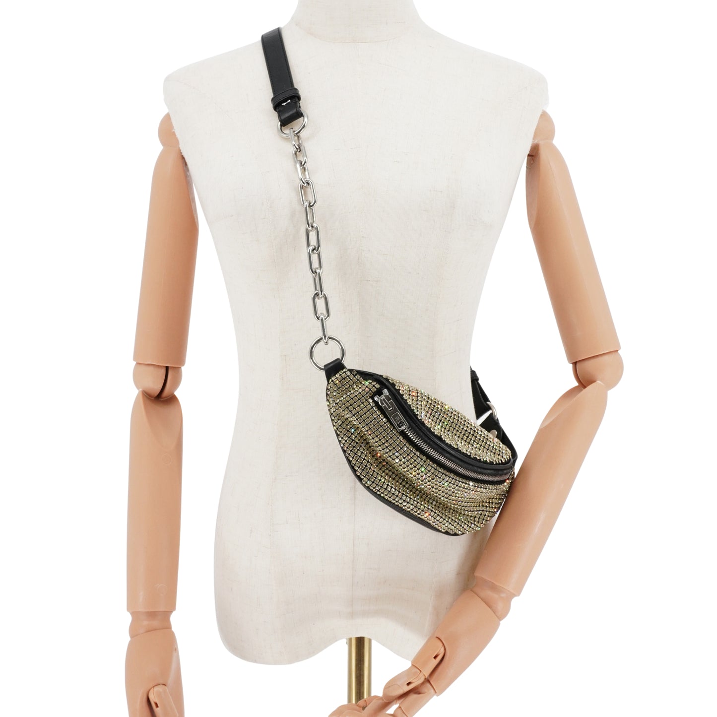 Cangurera Alexander Wang rhinestone