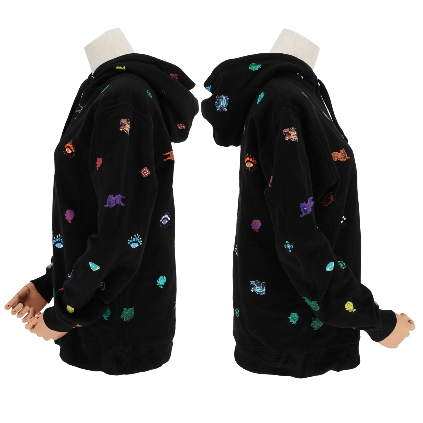 Hoodie Kenzo Tiger Embroidered Hoodie