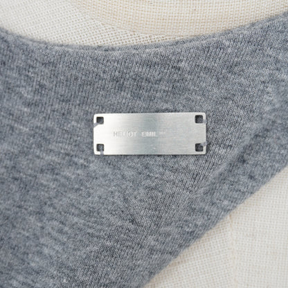 Blusa Heliot Emil Tank Top Asymmetric Cut-Out Grey