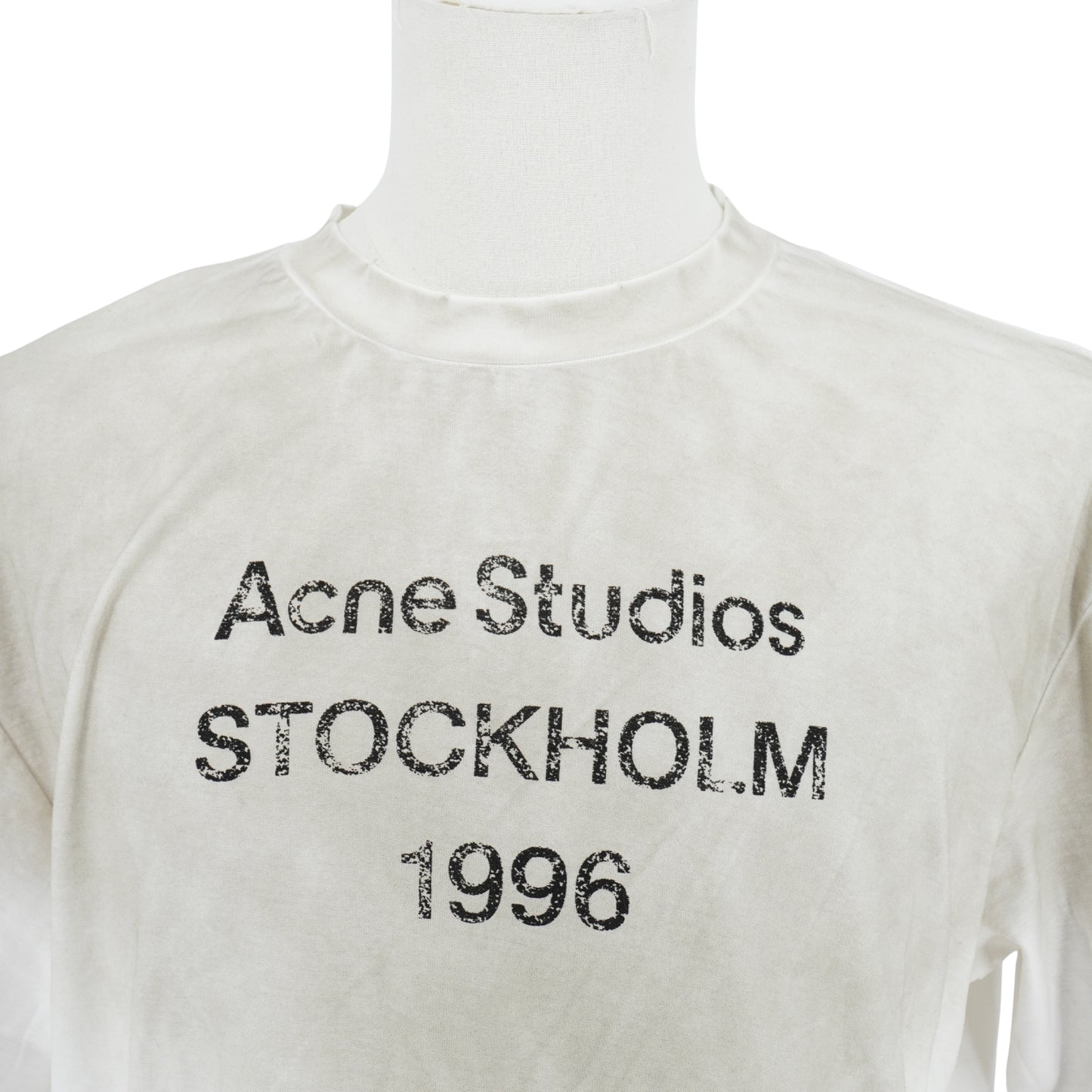 Playera Acne Studios 1996 Dirty Blanca