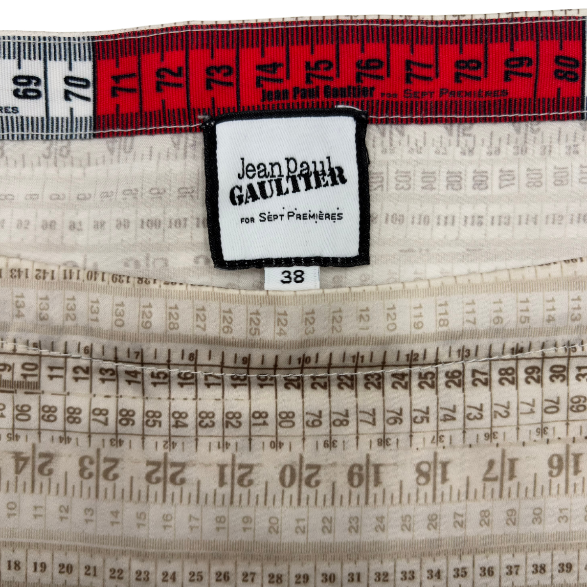 Conjunto Jean Paul Gaultier Tape Measure AW96