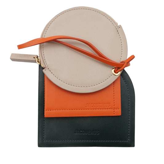 Tarjetero Jacquemus Round Disc Neck Bag Card