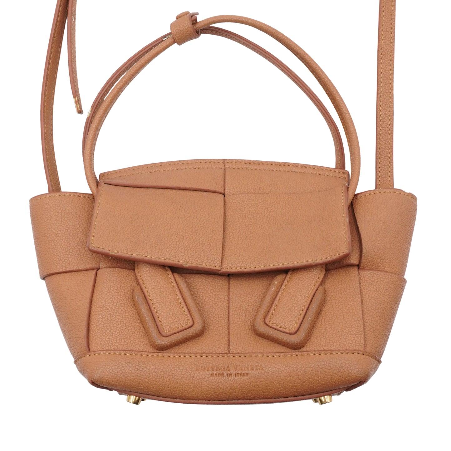 Bolsa Bottega Veneta Arco Mini Marrón Claro
