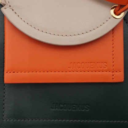 Tarjetero Jacquemus Round Disc Neck Bag Card
