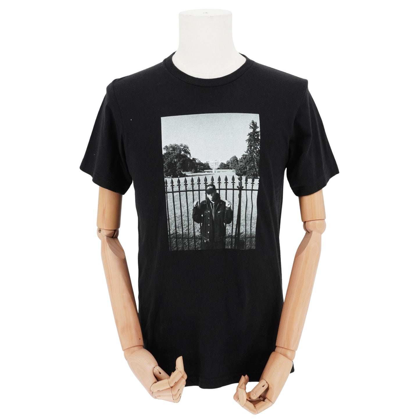 Playera Supreme White House Negro X S