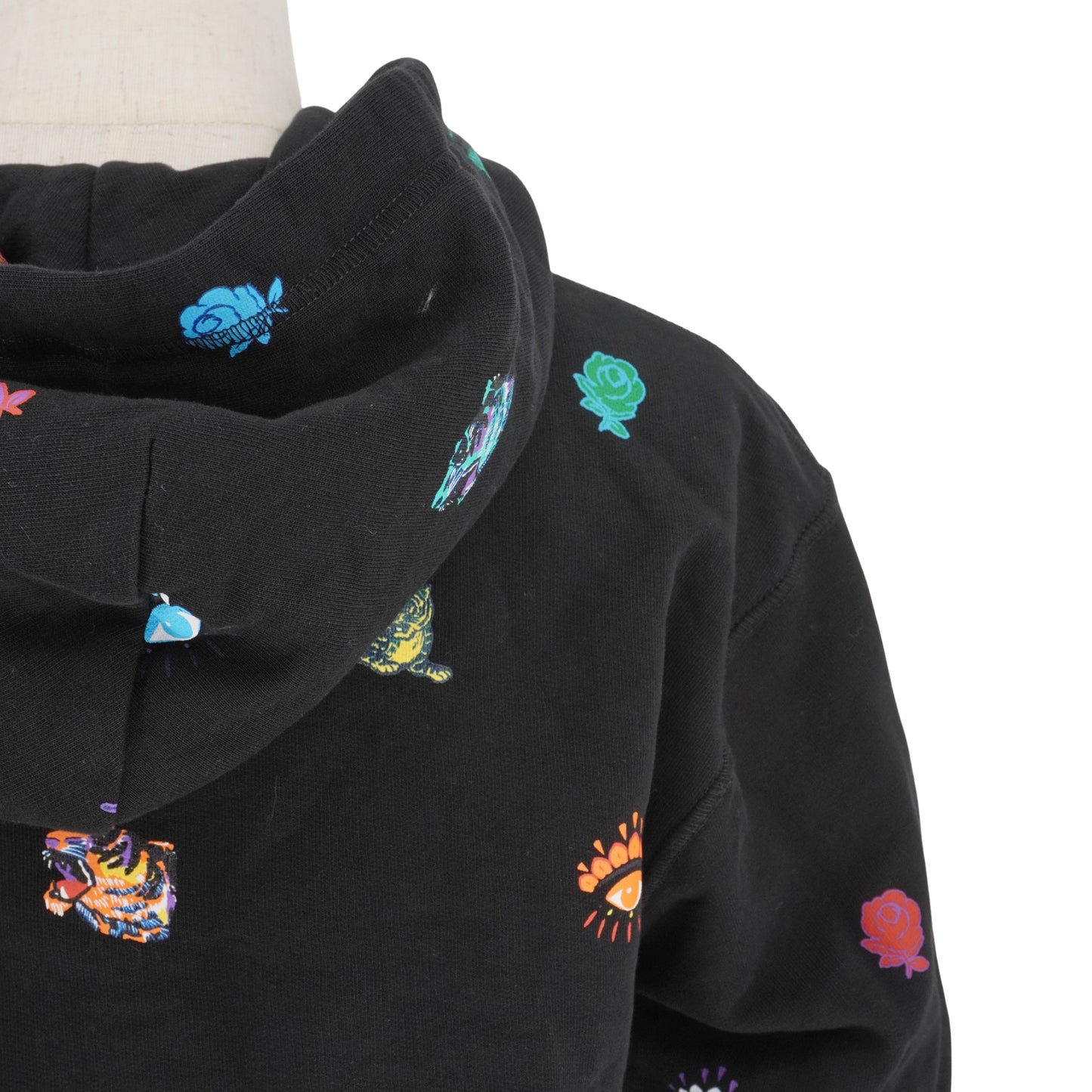 Hoodie Kenzo Tiger Embroidered Hoodie
