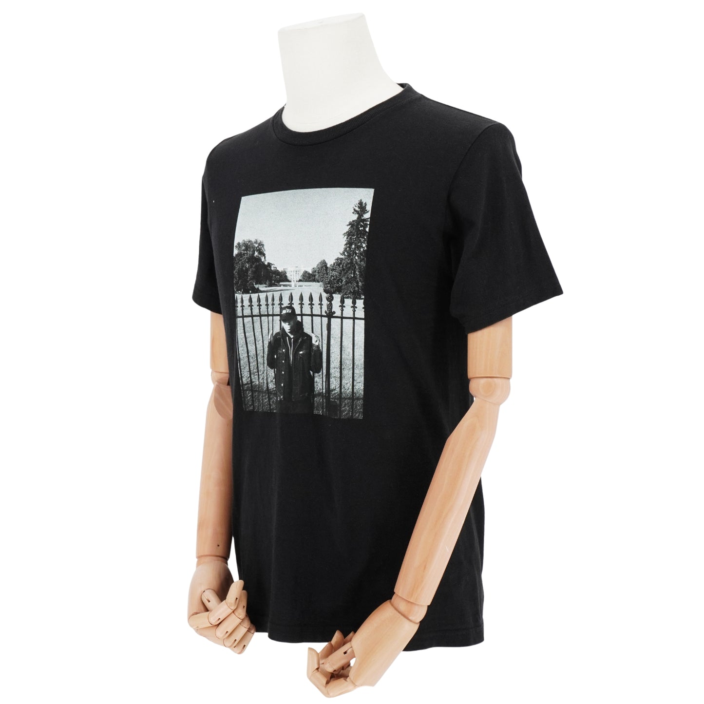 Playera Supreme White House Negro X S